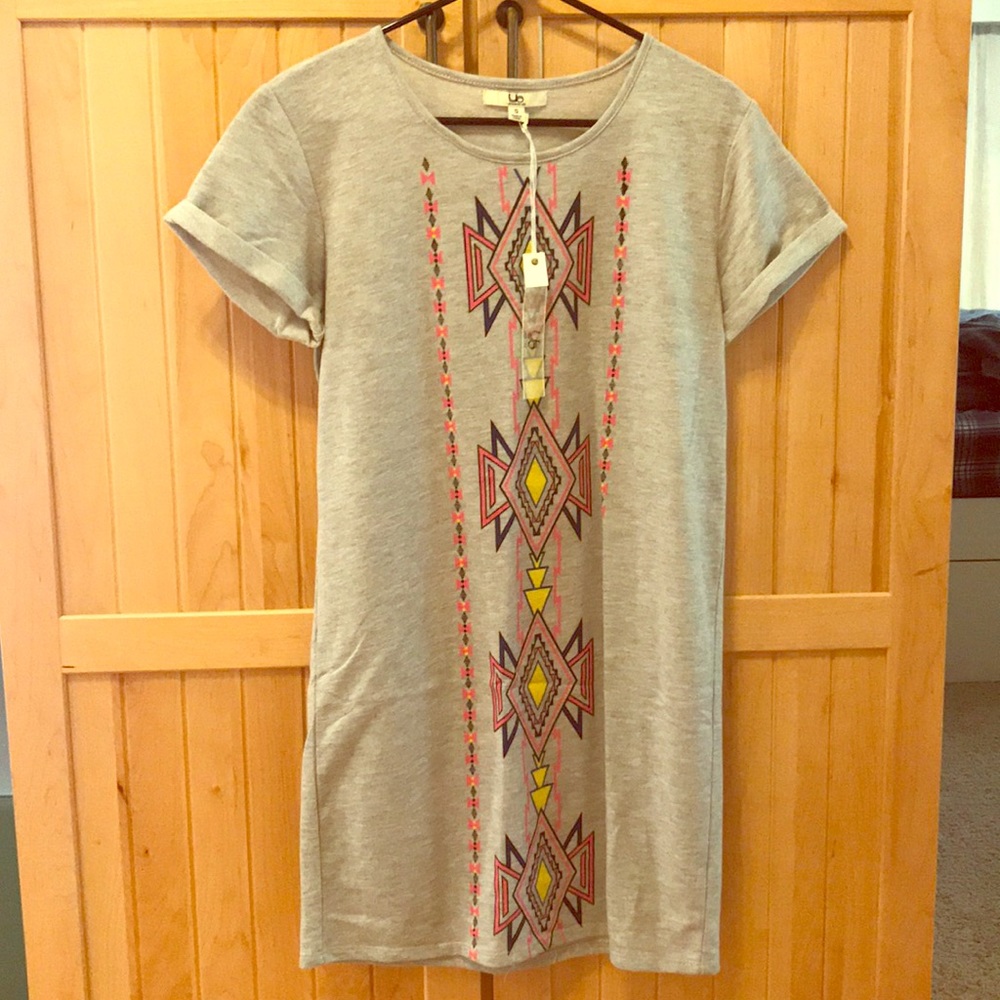 NWT Aztec TShirt Dress